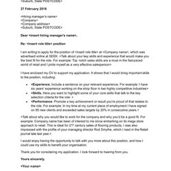 Free Cover Letter Template Seek Career Advice Job Covering Australia Employment Written Legal Sizing