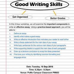 Fantastic Improve Essay Writing Skills English Example Good Skill Improving Online My Developing