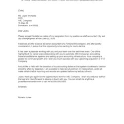 Wonderful Formal Resignation Letter Template Sample Word Requesting Week Letters Coda Conclusion Correctional