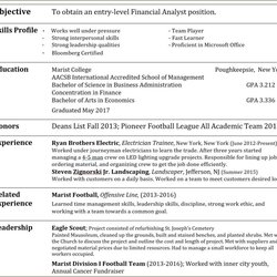 Admirable Investment Banking Career Objective Resume Example Gallery