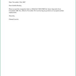 Spiffing Simple Resignation Letter Template Business Community Problem Complaint Short Sample Details And