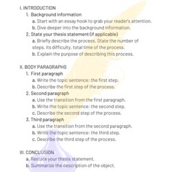 Terrific Step By Essay Writing Guide To An Process Outline Example