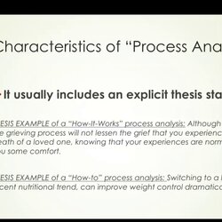 Process Analysis Writing