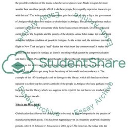 Small Place Jamaican Essay Example Topics And Well Written