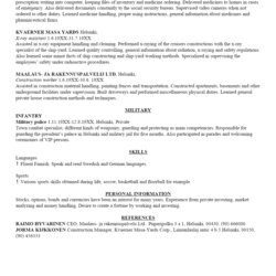 Example Of Resume Examples Writing Templates