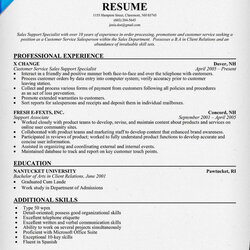 Exceptional How To Write Customer Service Resume Or Retail Sample Sales Examples Samples Templates Template