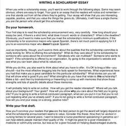 Brilliant Scholarship Essay Examples Format Writing Samples Essays Sample Scholarships Choose Board
