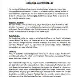 Essay Writing Examples In Scholarship Example School High