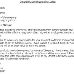 The Highest Standard How To Write Resign Letter Web Resignation Academic Letters