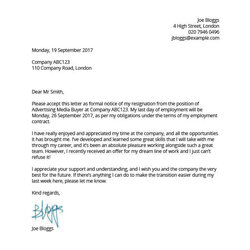Wonderful New Sample Letter Of Resignation Free Choose Board Job