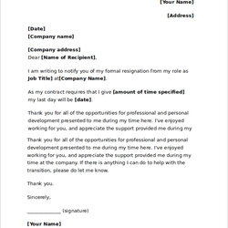 Great Free Resign Letter Samples In Ms Word Google Docs Pages Resignation Professional Formal Membership