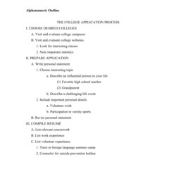 Fine Edition Outline Format Example How To Write An In
