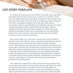 Smashing With This Life Story Template Your Biography Will Shine Need More