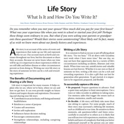 Perfect Life Story What Is It And How Do You Write The Benefits Of Documenting Sharing
