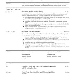 Sublime Office Clerk Resume Mt Home Arts Samples Examples Guide