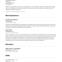 Very Good Resume Templates Indeed Example