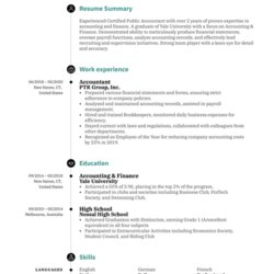 Exceptional Resume Summary Example Qualifications Thumbnail