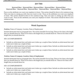 Supreme Sample Resume Format Resumes Examples Sales Titles