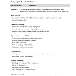Splendid Book Of Job Summary Professional Resume Templates Word Printable Example