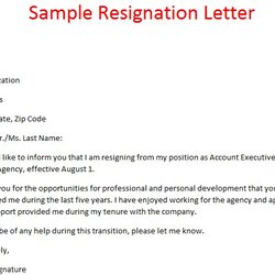 Supreme Samples Of Resignation Letters Sample Letter Payment Security Social Schedule Examples Example