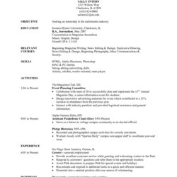 Superior Resume Objective Examples Printable Forms Example Sample Statement Edit
