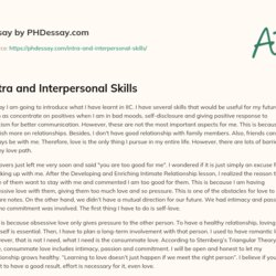 Sublime And Interpersonal Skills Words