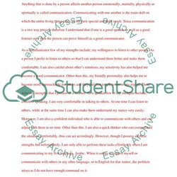 Importance Of Interpersonal Skills Essay Example Topics And Well