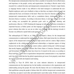Swell Interpersonal Communication Essay Example Nonverbal