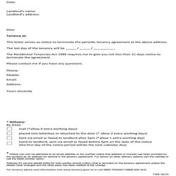 Superb Ways To Write Good Lease Termination Letter Notice Landlord Tenant Vacate Sample Of From