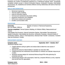 Supreme Mechanical Engineer Qualifications Resume Williamson Ga Resumes Samples And Writing Guide Of