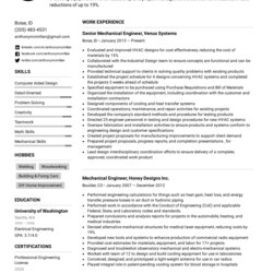 Mechanical Engineer Resume Example Writing Tips For