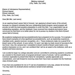 Wonderful College Application Cover Letter Examples Admission Sample Example Letters University Admissions