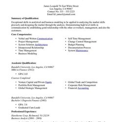 Superb Internship Resume Examples Top Objective And Job Sample Format Statement Example Writing Choose Board