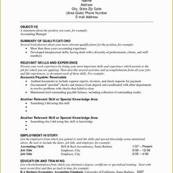 Great First Job Resume Objective Examples Free Eviction