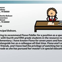 Sublime Elementary Student Recommendation Letter From Teacher Database Coworker Letters