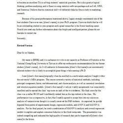 Amazing Recommendation Letters For Student From Teacher Template