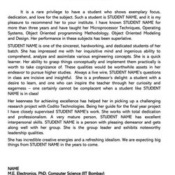 Brilliant Recommendation Letter For Student From Teacher Samples Template