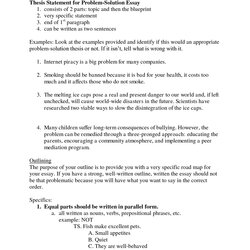 Champion Beautiful Ideas For Problem Solution Essay Thesis Proposing Examples Does Outline Topics Topic