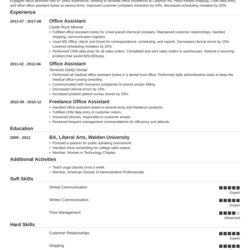 Legit How To Write Office Assistant Resume Examples Tips Skills Sample Duties Template Example