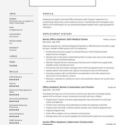 Preeminent Office Assistant Resume Writing Guide Templates Sample Samples Lisa Thomson