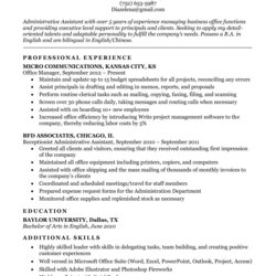 Magnificent Administrative Assistant Resume Example Write Yours Today Sample Examples Format