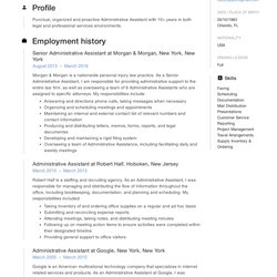 Administrative Assistant Resumes Guide Resume Sample Samples