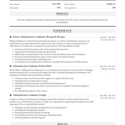 Administrative Assistant Resumes Guide Resume Samples Example Examples Office Template Summary Sample