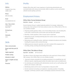 Super Office Clerk Resume Guide Examples Sample Samples Objective Job Template Skills Uncommon Original