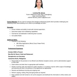 Pin By On Resume Letter Ideas Career Objectives For Objective Job Sample Examples Example Skills Simple First