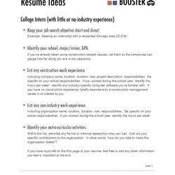 Brilliant Job Resume Objective Template Career Objectives