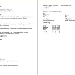 Tremendous High School Student Resume Without Objective Example Gallery