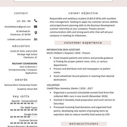 Matchless How To Write Career Objective Resume Examples School High Student Example Job College Sample