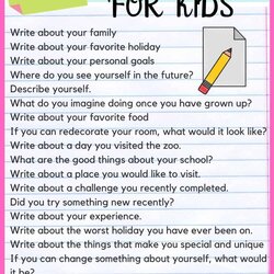 Wonderful Topics For Writing That Are Deep And Thoughtful Kids Clicks Paragraph Prompts Imaginative