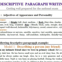Swell Descriptive Paragraph Essay Setting
